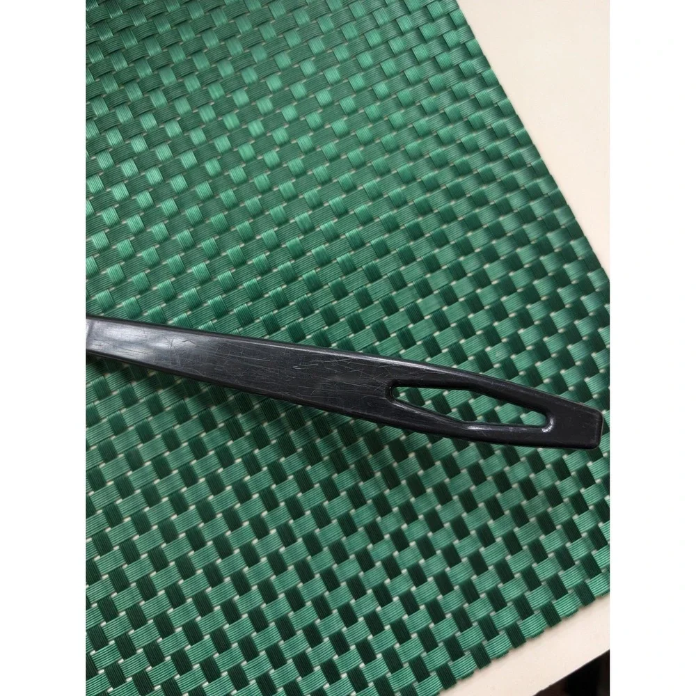 Tailor Made Slotted Spatula 4 Slot Flexible Black Nylon VTG Retro MCM Made USA